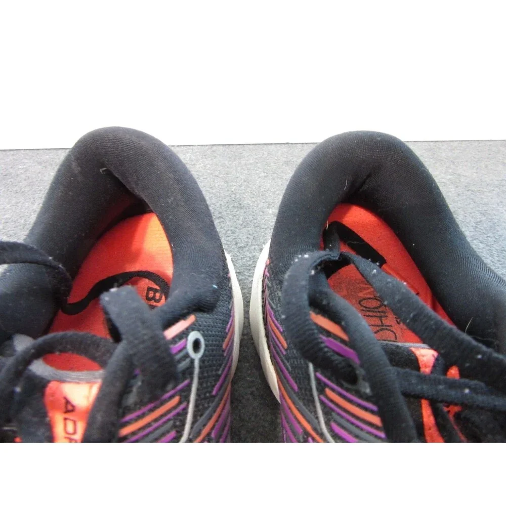 Brooks Adrenaline GTS 19 Women's Sz. 7.5 Black Purple Running Shoes 1202841B080